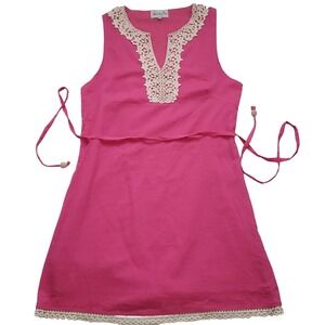 Mud Pie Dress w Crochet Detail and Belt S